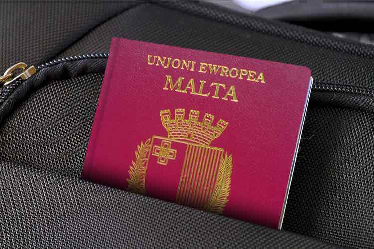 Pasaporte de Malta. 