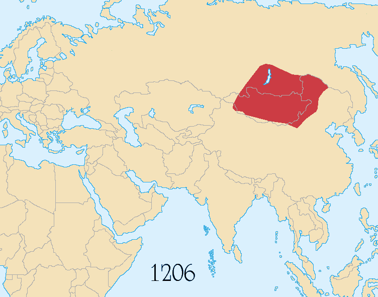 Mapa del Imperio Mongol
