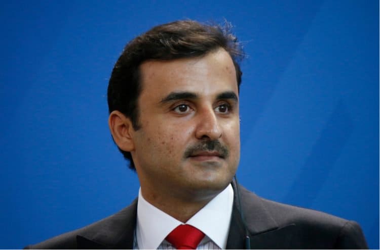 El actual emir de Qatar Tamim bin Hamad Al Thani