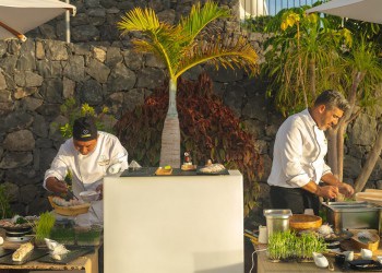 Las Terrazas de Abama acoge la presentación de la ‘Gran Lubina Atlántica Aquanaria’ a los hosteleros de Tenerife