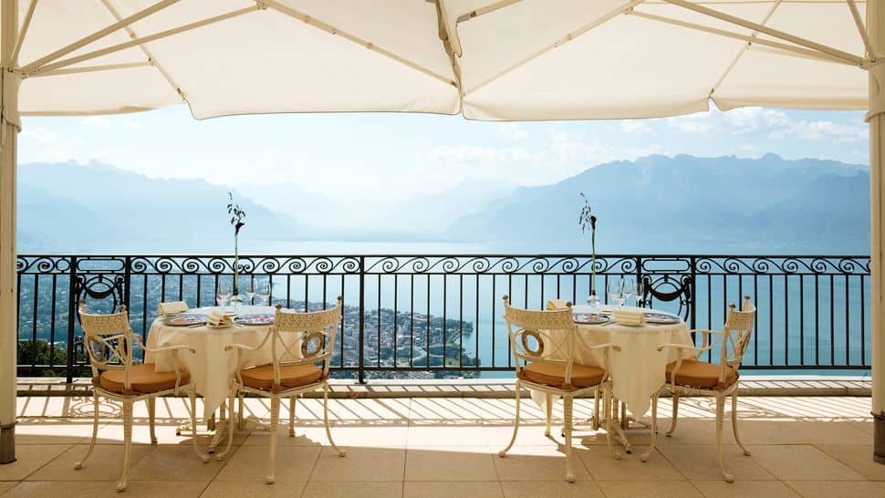 Ultra lujoso "Le Mirador Resort & Spa" - Relajarse en la exclusividad del lujo moderno de la Riviera Suiza